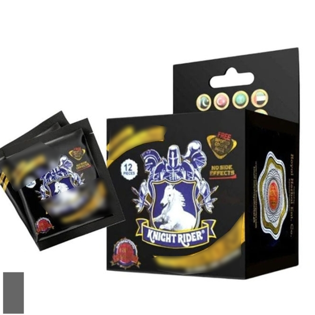 Knight Rider Cream 12 Pieces Condom 12 Pieces Cream